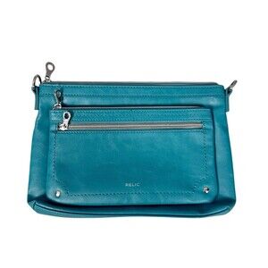 Relic by Fossil Evie Crossbody Bag Womens Small 3-Zip Organizer -No Strap